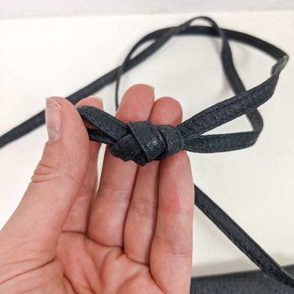 Vintage Gucci Logo Crossbody Bag Blue Small - Picture 5 of 16